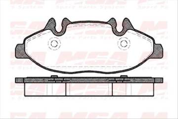 FREN BALATASI ON WVA 24007 (MERCEDES: VITO-VIANO 03-)