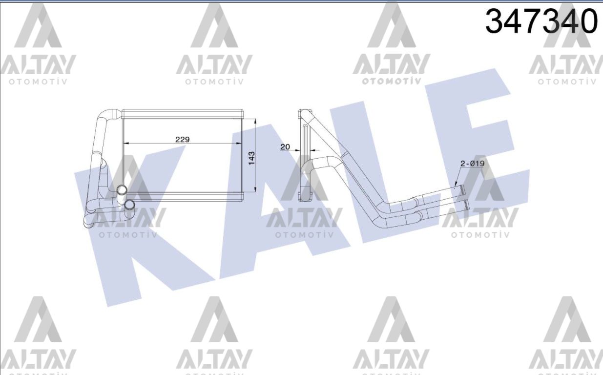 RADYATÖR KALORİFER IX-35 10-15 / SPORTAGE 11-15