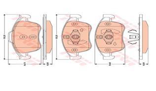 On Fren Balatası Fluence Duster Lodgy Dokker 10> Megane Iıı 09> 1,6 16V 2,0 16V 1,5Dcı Scenıc Iıı 09>1,6 16V