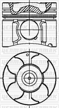 MOTOR PİSTON+SEGMAN STD OPEL