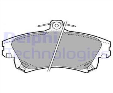 Balata Fren On Volvo: (S40-V40) (98-04) / (Mıtsubıshı: Carısma ''1.6'' 96>00)