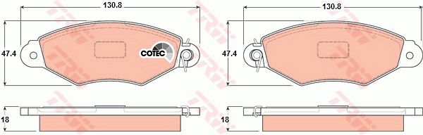 ON FREN BALATASI KANGOO 1,9D KANGOO 1,5DCI XSARA 1,4 1,5 P206
