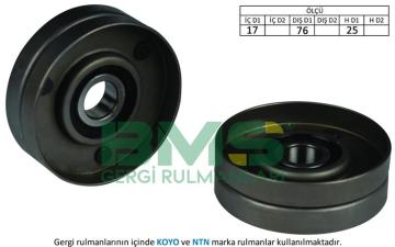 ALTERNATÖR GERGİ RULMANI PASSAT-SUPERB-A4-A6 2.5 TDI 1997-2005 (AFB-AKN)