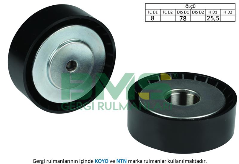 ALTERNATÖR GERGİ RULMANI TRANSPORTER T4 2.4D (AJA)(90-03)