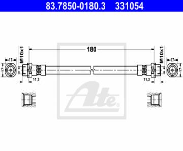 FREN HORTUMU ARKA BMW