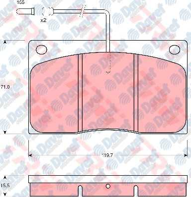 ON FREN BALATASI MASTER P28D P30D P35D T28D T30D T35D ( 98) / (FISLI)