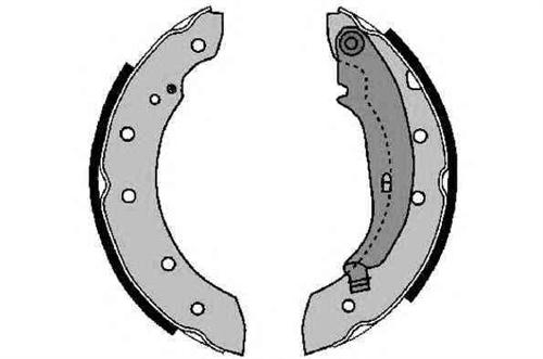 Arka Pabuç Balata P106-P206-P306-Saxo-Clıo Iı-Symbol-Thalıa-Lgn-Twng-Logan 04>Sandero 08>(7701206962