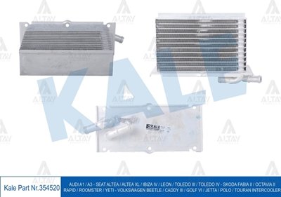 TURBO RADYATÖRÜ (INTERCOOLER) GOLF6 / JETTA / POLO / A3 / LEON 10 => CBZA-CBZB-CBZC-CAXA 1.2 TSI-1.4 TSI BRAZINGrn