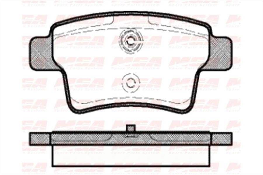 Arka Fren Dısk Balata Wva 24540 ( Cıtroen : C4 Pıcasso 1.6Hdı 1.8 2.0 2.0Hdı 06-- )