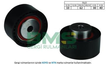 EKSANTRİK GERGİ RULMANI BOXER (02-)- EXPERT (00-)-P406-607 (00-04)-807 (02-)-C5-C8-JUMPER- 2.2HDI