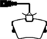 Arka Fren Balatası Transporter T4 96>04