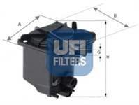 MAZOT FİLTRESİ ( FORD : FOCUS 1.6TDCİ 04- FİESTA 1.6TDCİ 01-12 ) (PEUGEOT: 206-207-307-308-407 / CITROEN: C3-C4 )