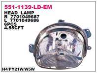 ON FAR SOL ELEKTRIKLI RENAULT TWINGO 01-