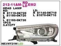 ON FAR SAG-(LEDLI SIYAH)-(TOYOTA: HILUX REVO 15> )