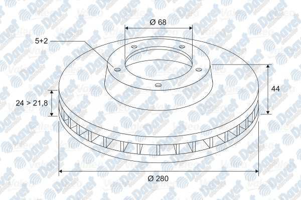 FREN DISKI ON MEGANE III FLUENCE DUSTER 1.5DCI 10-