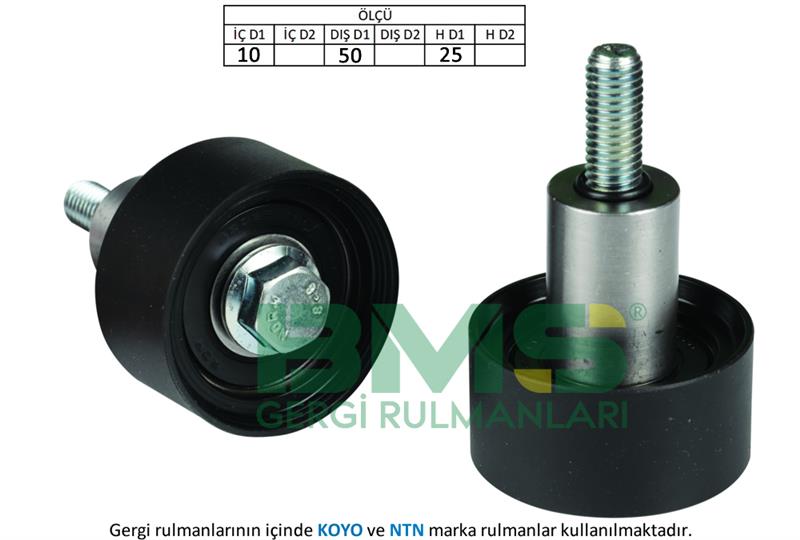 EKSANTRİK GERGİ RULMANI GOLF VII-PASSAT-A3-LEON 1.2 TSI-1.4 TSI 13=> (CJZA-CJZB-CYVA-CYVB) 163 DİŞ