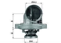TERMOSTAT 80°C METAL GOVDELI ( MERCEDES OM601 VITO 110 D  )