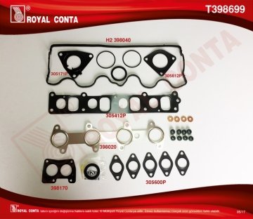 ÜST TAKIM CONTA (SKT KEÇELİ/SUB.LASTİKLİ/SKC'SİZ) DOBLO-PUNTO 1.9 JTD