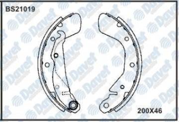 Arka Fren Balatası Pabuclu Corsa C 00-09 Vectra A 93-95 Astra F 91-98 Lacettı 05-> Nubıra 03-> Kalın Tıp 200X46Mm