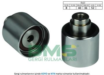 EKSANTRİK GERGİ RULMANI GOLF5-CADDY-JETTA-TRANSPORTER T5-A3-LEON 1.4-1.9 TDI (AXB-BJB-BXE-AMF-BNV)