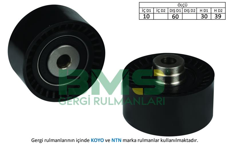 EKSANTRİK GERGİ RULMANI P206-306-307-406-407-EXPERT-BERLINGO-JUMPY-XSARA-SCUDO 1.9D-2.0HDI-SAXO 1.5D
