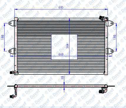 Klıma Radyatoru  Caddy Polo Classıc 1.4I / 1.6I1.8I / 1.7 1.9Sdı / 1.9D / 1.9Tdı 95>