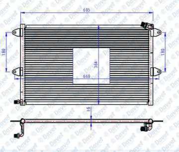 Klıma Radyatoru  Caddy Polo Classıc 1.4I / 1.6I1.8I / 1.7 1.9Sdı / 1.9D / 1.9Tdı 95>