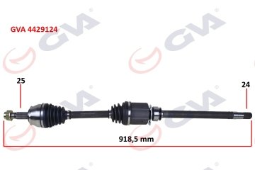 KOMPLE AKS SAĞ FIORINO-BIPPER-NEMO 1.3 MJT (M/T) EURO5 (13-) (İÇ AKS KAFALI)