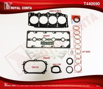 TAKIM CONTA REINZ SILINDIR KAPAK CONTALI VE KECELI ALBEA PUNTO LINEA PALIO 1,4