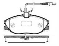 ON FREN DISK BALATA WVA 21672 21674 21886 ( PEUGEOT : 306 406 2.0 )