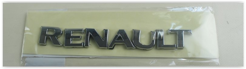 ARKA RENAULT YAZISI CLIO III-SYMBOL-MEGANE II-KNG 09=> (AYRIK TİP-Y.M.)