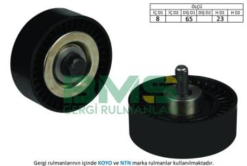 ALTERNATÖR GERGİ RULMANI DOBLO-BRAVO II-LINEA-PALIO-PANDA-ALBEA-UNO-ALFA MITO 1.2-1.4