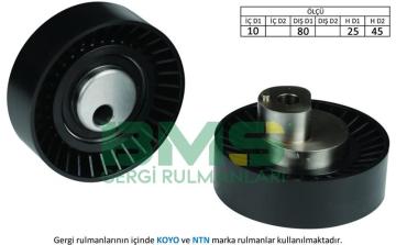 ALTERNATÖR GERGİ RULMANI 316-320-518-520-Z3-Z4 93=>