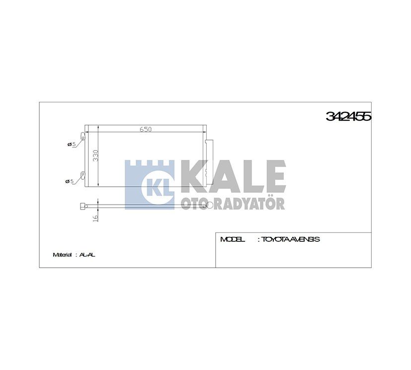 RADYATÖR KLİMA AVENSIS 98-00