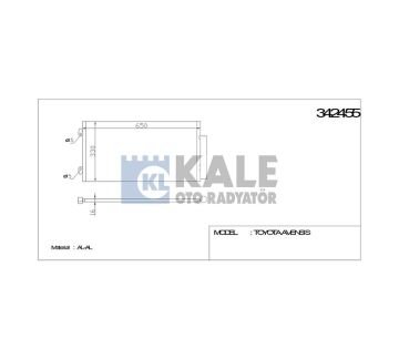 RADYATÖR KLİMA AVENSIS 98-00