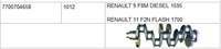 KRANK ( RENAULT : R9DIESEL R11 F2N FLASH 1700 )