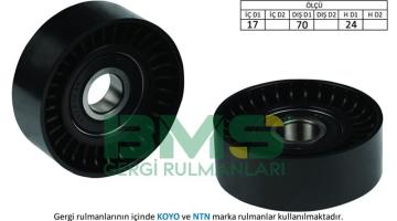 ALTERNATÖR GERGİ RULMANI (KÜTÜKSÜZ) T5-PASSAT-CADDY-GOLF4/5-JETTA-TOLEDO-LEON-IBIZA 1.6-1.8-2.0