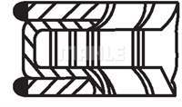 Segman 0.50 79.5 Mm (Renault: Megane 1.6I K7M)