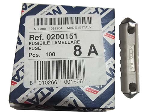 (0200151) TAŞ SİGORTA 8 AMPER (BEYAZ)