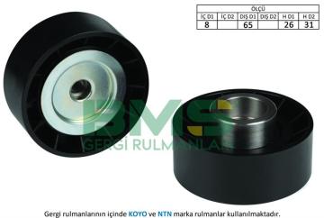 ALTERNATÖR GERGİ RULMANI BOXER-JUMPER-DUCATO-MONDEO III-TRANSIT- 2.0-2.2-2.3 HDI (06-)