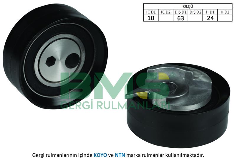 EKSANTRİK GERGİ RULMANI TRANSPORTER T4 - LT 2.5 TDI 1997-2004 (ACV-ANJ-AVR)