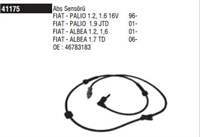 ABS SENSORU ON SOL (FIAT: ALBEA 1.2-1,3MTJET- 1.4-PALIO 1.2-1.6)