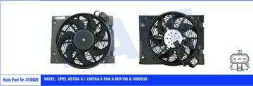 KLIMA FAN MOTORU DAVLUMBAZLI KOMPLE ASTRA G