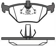 FREN BALATASI BMW E39 ARKA 5 SERI 1996-2003