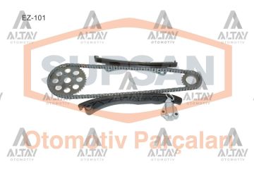 EKSANTRİK ZİNCİR SETİ ALBEA / DOBLO / PALİO / PUNTO / LİNEA / EGEA / FIORINO / ASTRA / CORSA / COMBO 03=> 1.3JTD-1.3CDTI EURO 4-5 (6 PARÇA KAPALI ZİNCİR)