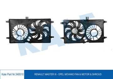 FAN MOTORU DAVLUMBAZLI MASTER III 2.3DCI / MOVANO (DAVLUMBAZLI) TEK MOTORLU