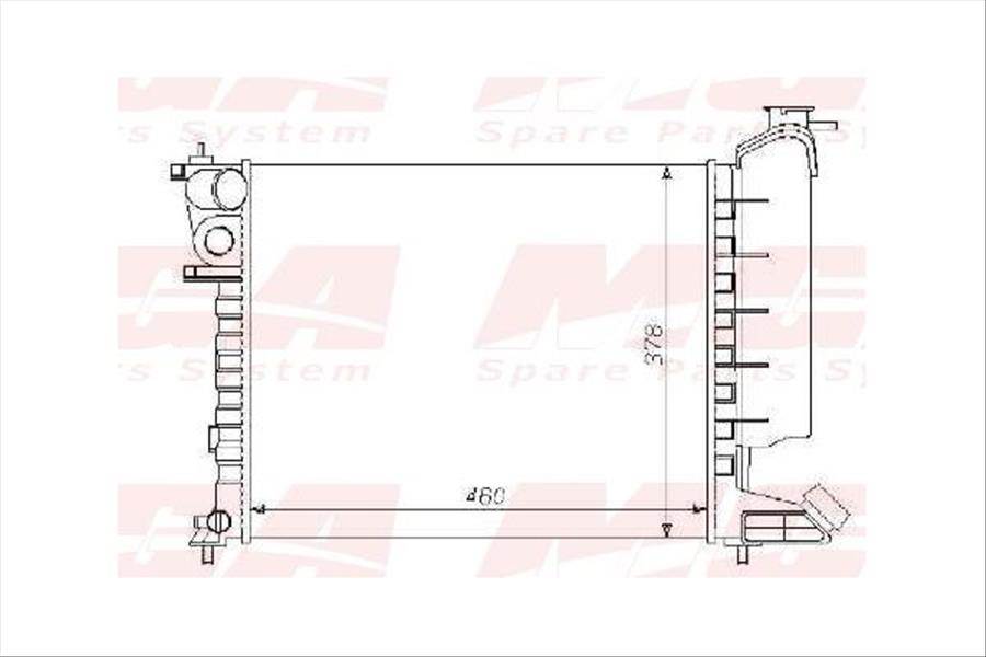 SU RADYATORU MEKANİK ( PEUGEOT : 306 16 TU5JP-- 98 NAC CITROEN : ZX 1.4 )
