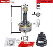 AKS KAFA DIS-(DAIHATSU: APPLAUSE 90>96 ) (24×22×54)