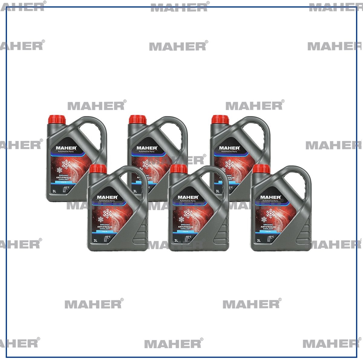 ANTİFRİZ KIRMIZI SERİ ORGANİK -40° 3 LİTRE