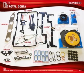 MOTOR TAKIM CONTA (REINZ KEÇ.+SUBP.LASTİK+SKC'SİZ) TRANSİT 2.2 TDCİ Euro5 (ARKADAN ÇEKER)